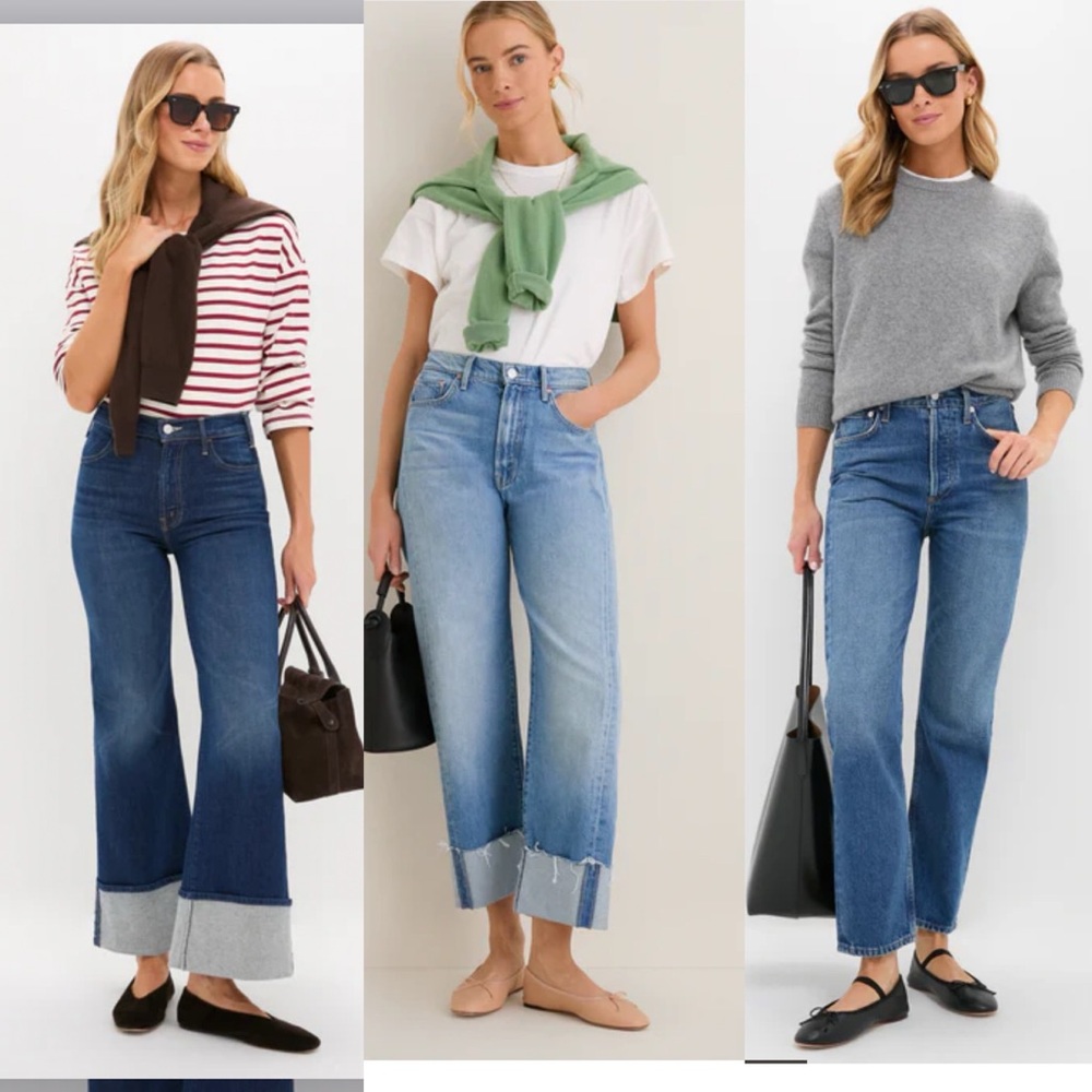Joe’s wide leg cuffed Jean new 32 - Picture 7 of 9